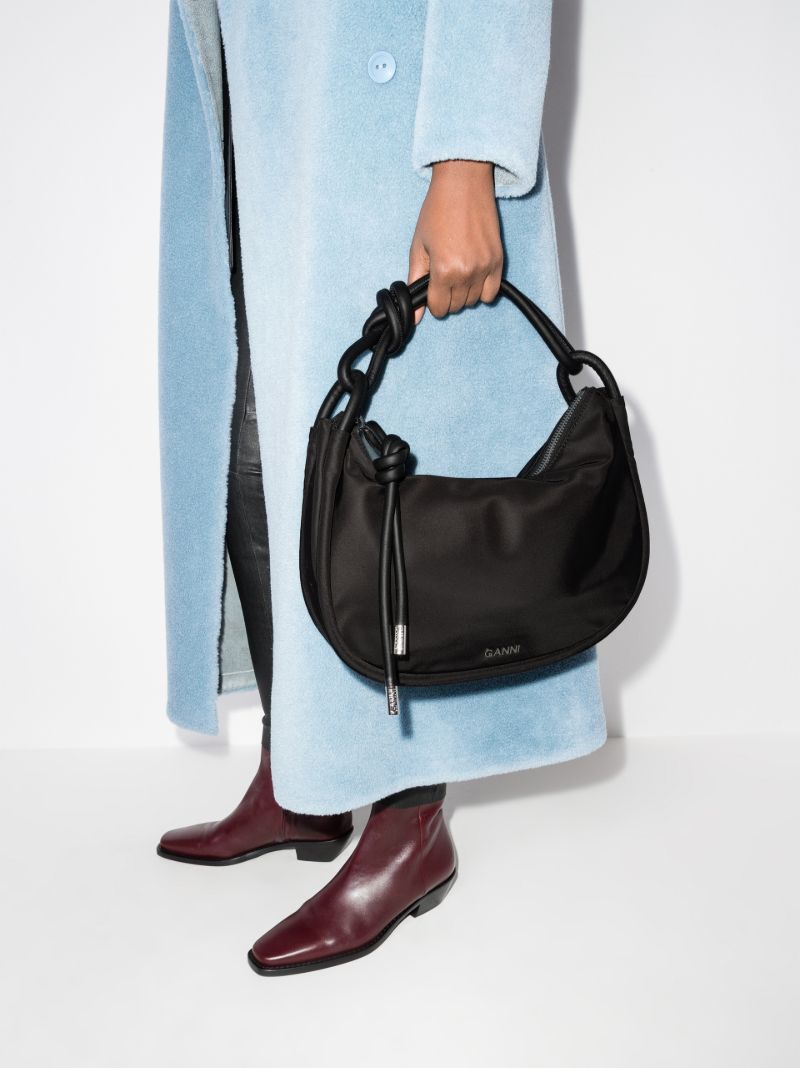 Black Knot Logo Shoulder Bag