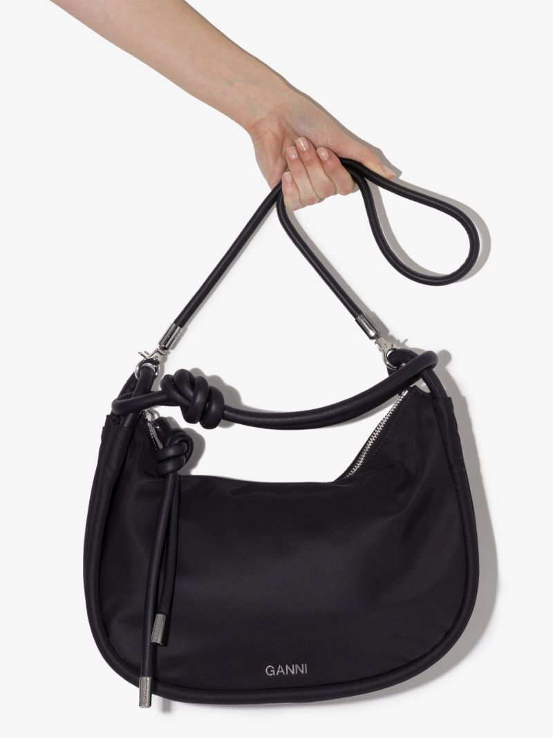 Black Knot Logo Shoulder Bag