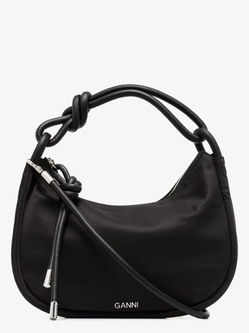 Black Knot Logo Shoulder Bag