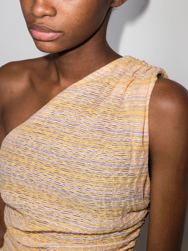 One Shoulder Striped Top