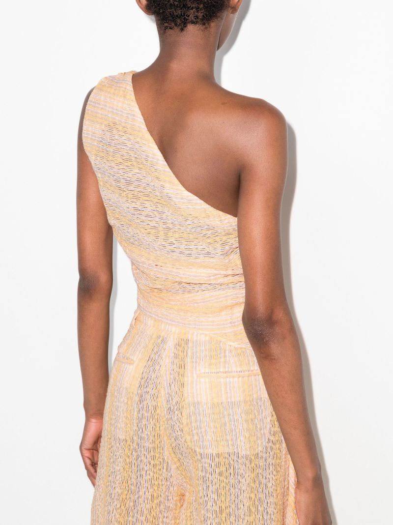 One Shoulder Striped Top
