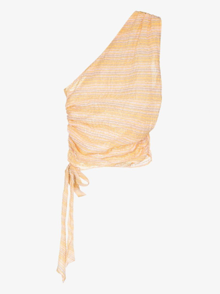 One Shoulder Striped Top