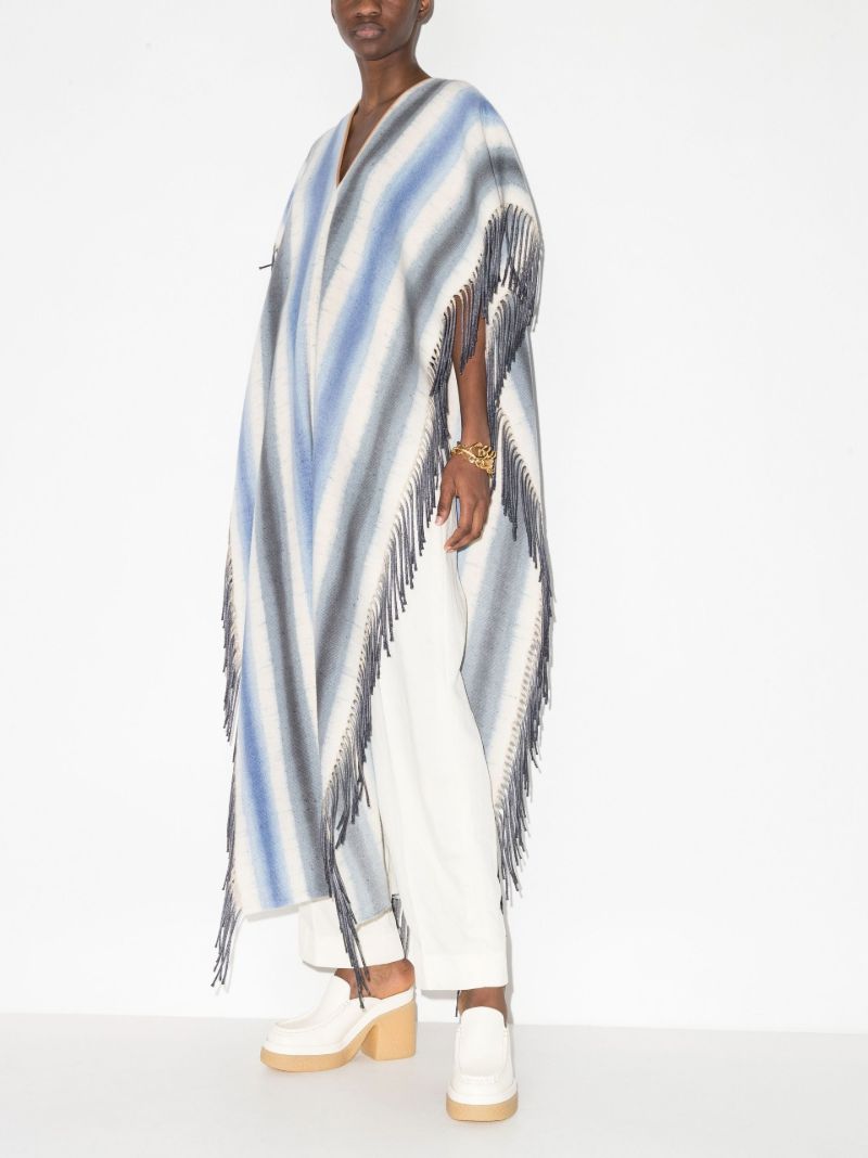 Striped Fringed Cape
