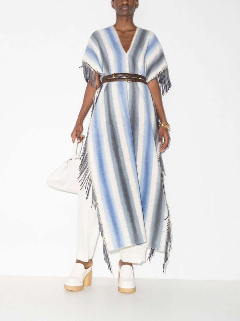 Striped Fringed Cape