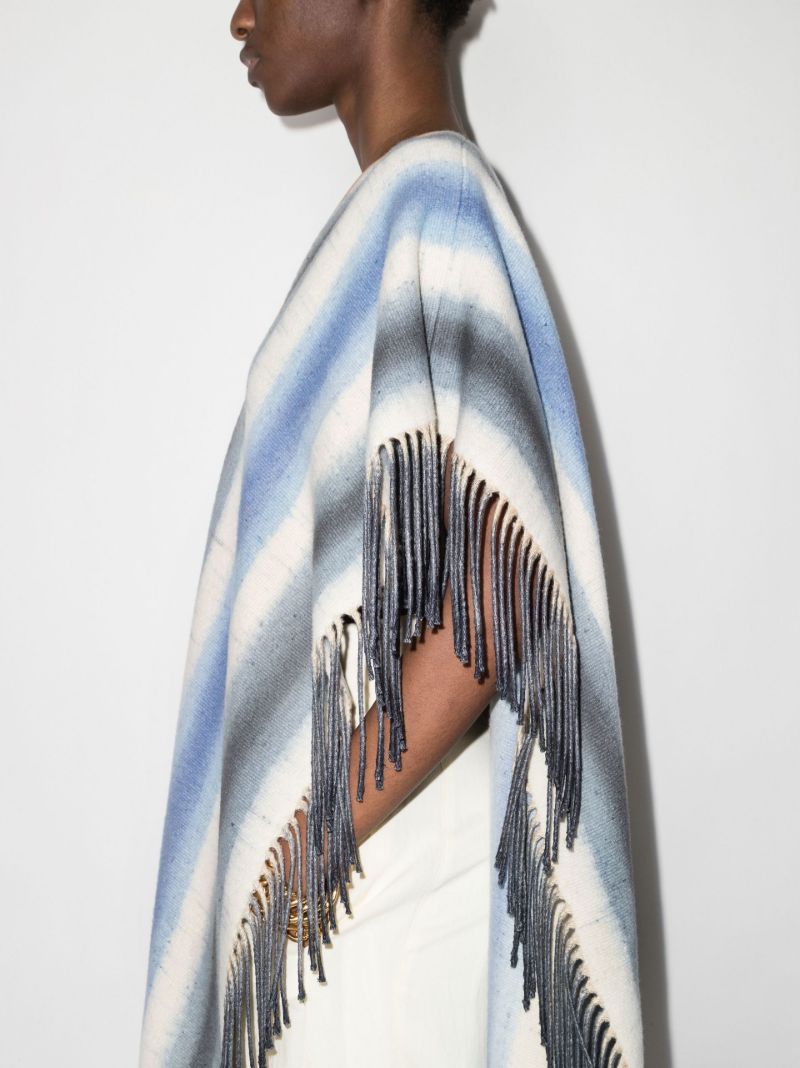 Striped Fringed Cape