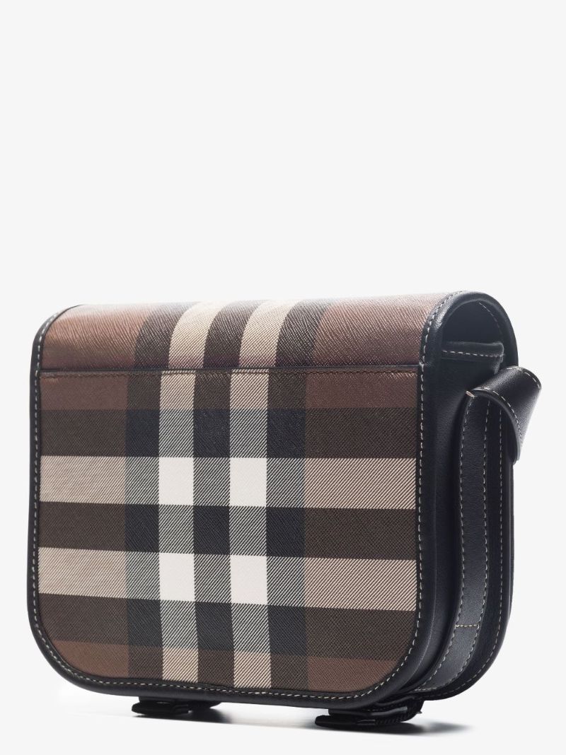 Brown House Check Messenger Bag
