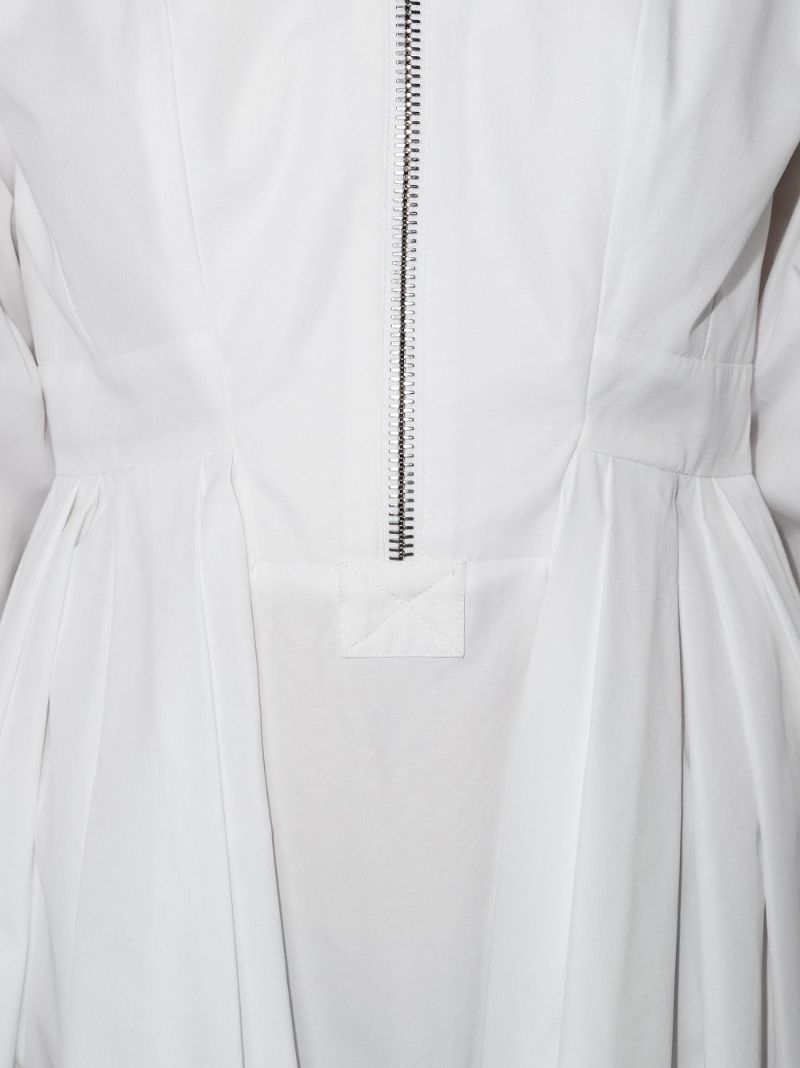 Puff Sleeve Cotton Mini Dress