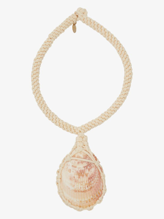 Neutral Larry Shell Pendant Necklace