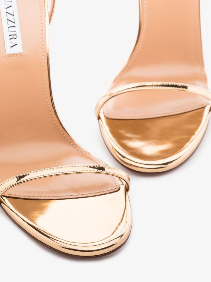 Gold Olie 105 Metallic Leather Sandals