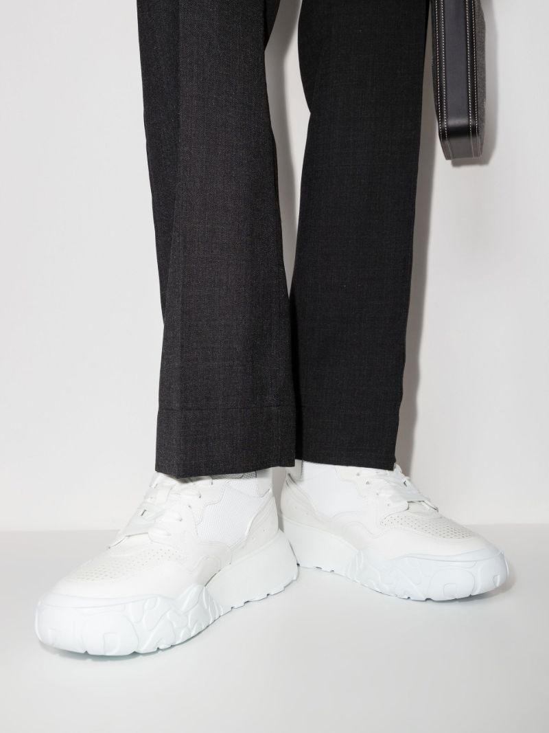 White Court Leather Sneakers