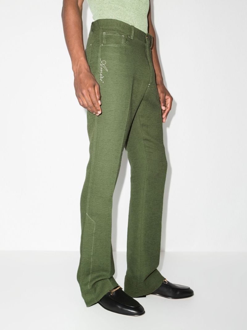 Script Straight Leg Trousers