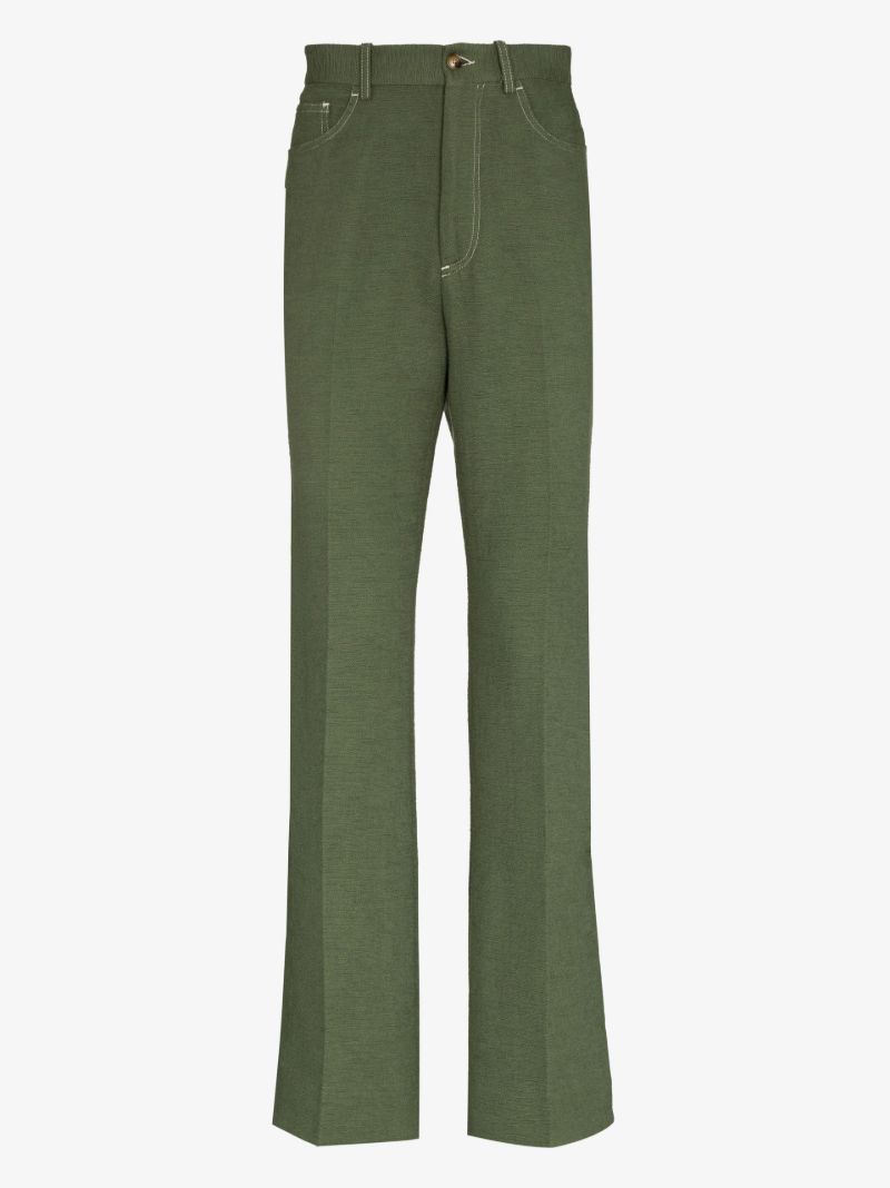 Script Straight Leg Trousers