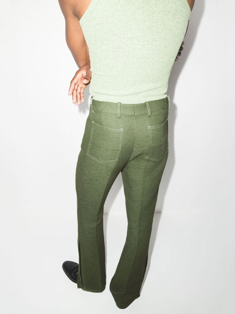 Script Straight Leg Trousers