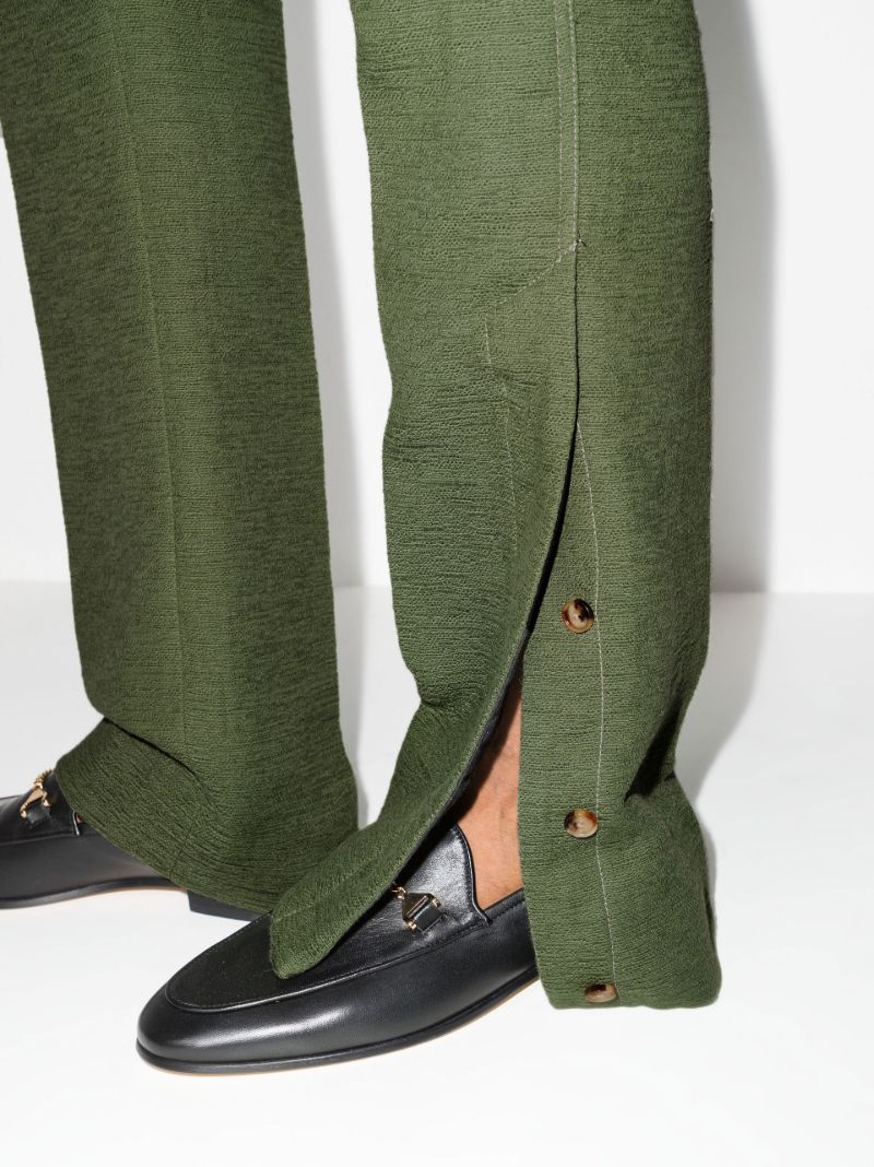 Script Straight Leg Trousers