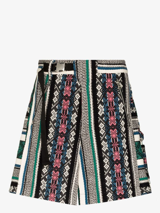 Rug Cotton Jacquard Shorts