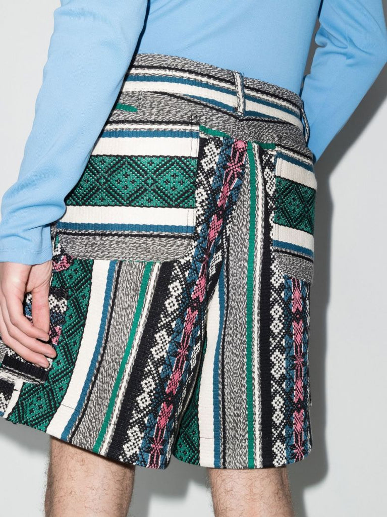 Rug Cotton Jacquard Shorts