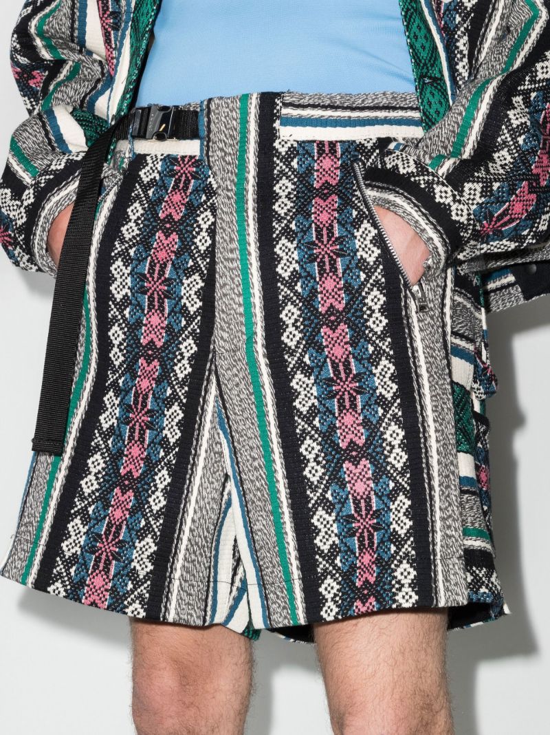 Rug Cotton Jacquard Shorts