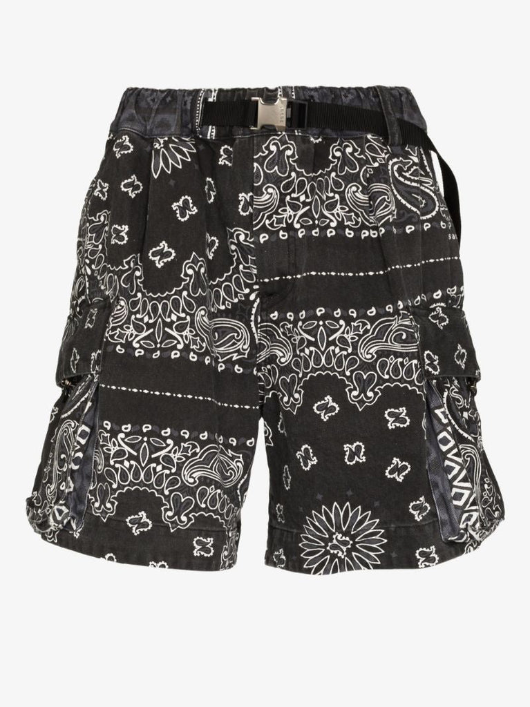 Bandana Print Bermuda Shorts