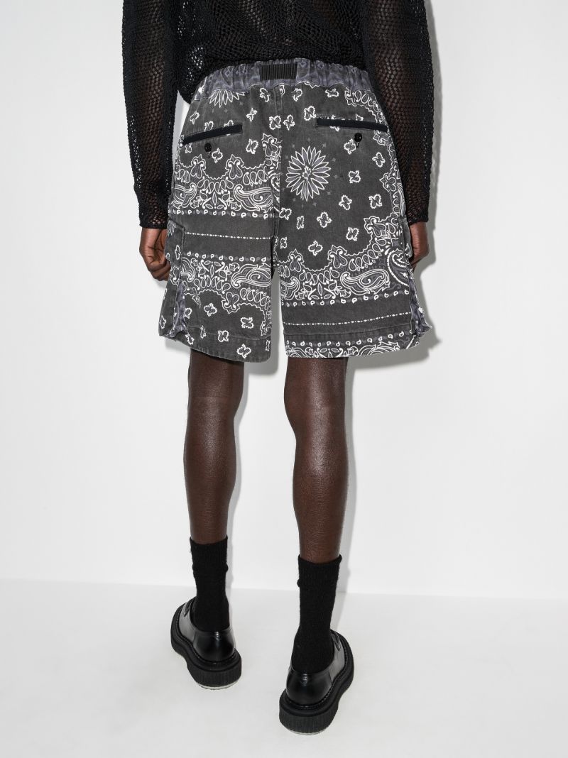 Bandana Print Bermuda Shorts