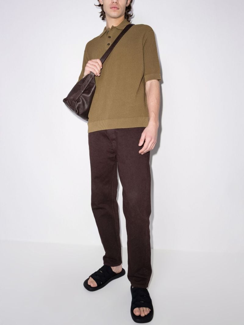 Raoul Waffle Knit Polo Shirt