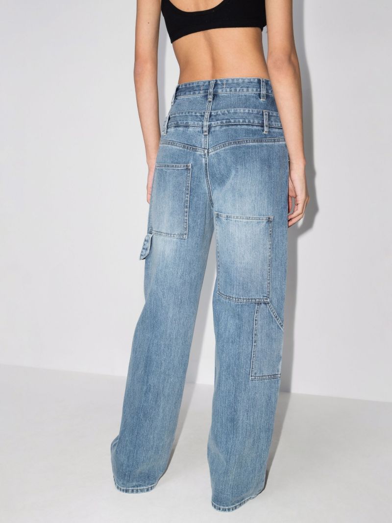 Sam Double Waist Wide Leg Jeans