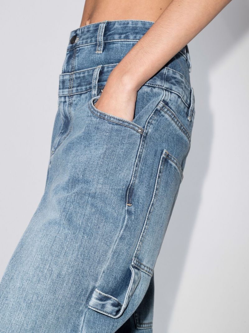 Sam Double Waist Wide Leg Jeans