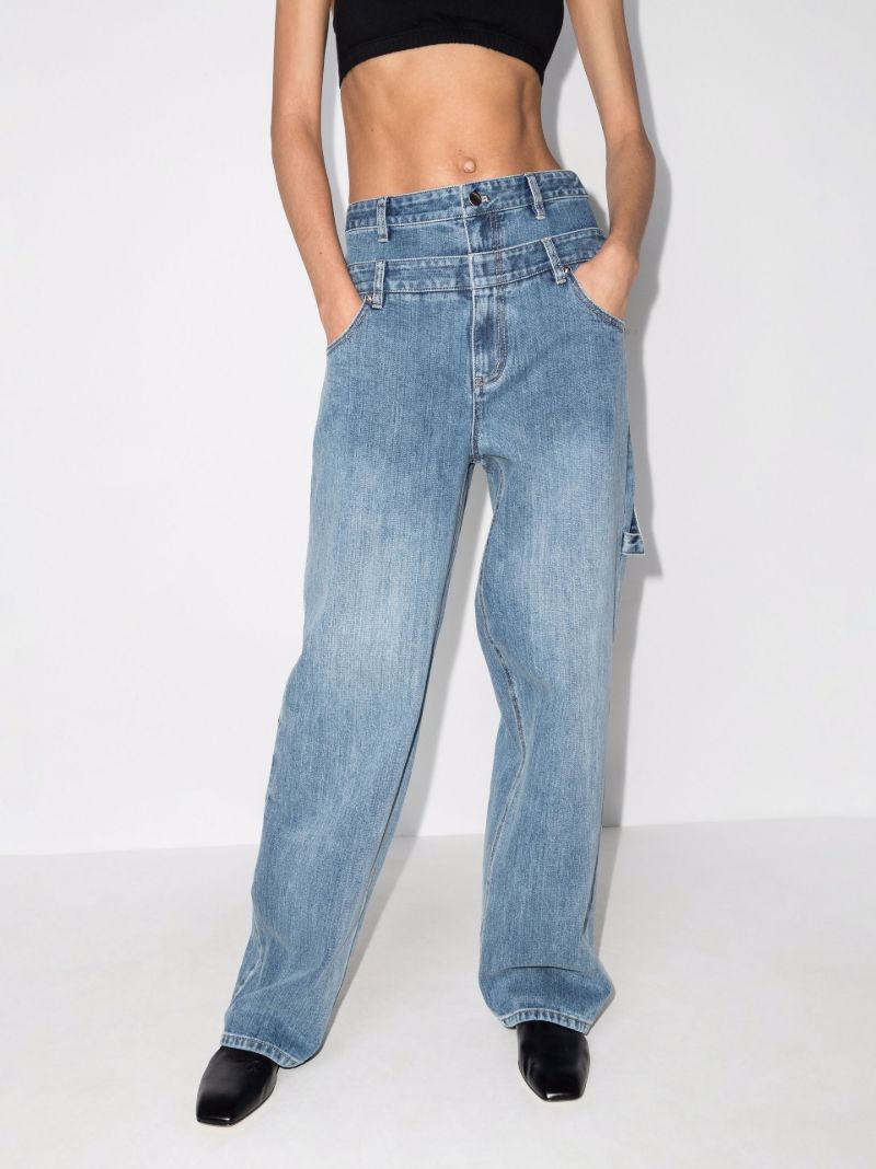 Sam Double Waist Wide Leg Jeans