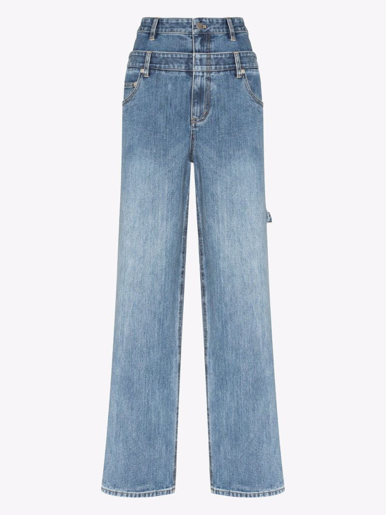 Sam Double Waist Wide Leg Jeans