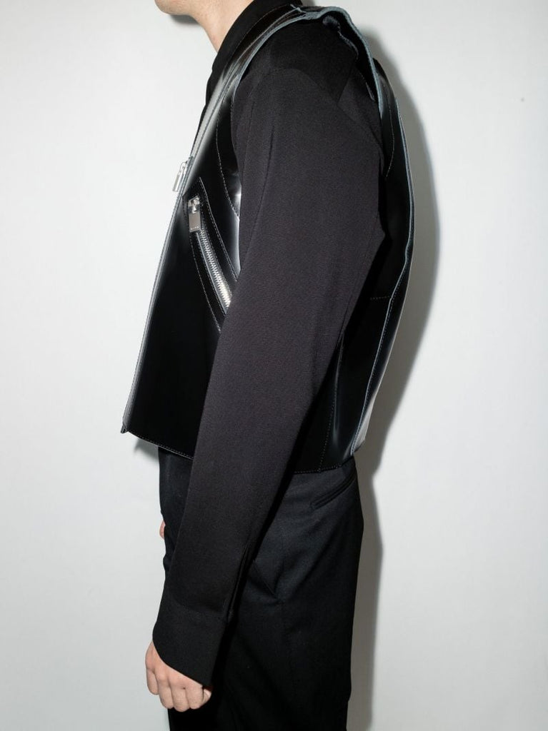 Shell Leather Vest