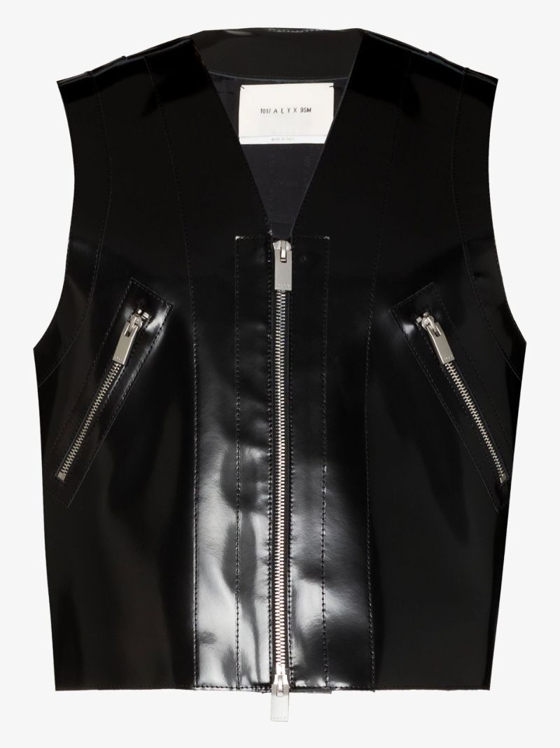 Shell Leather Vest