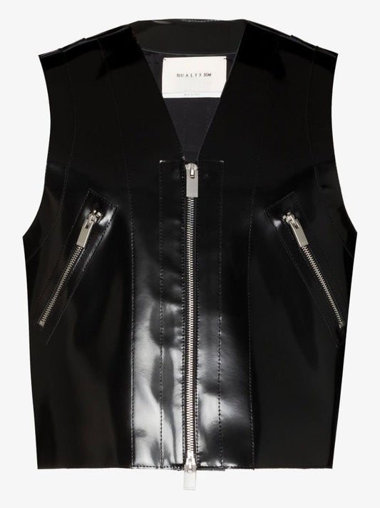 Shell Leather Vest