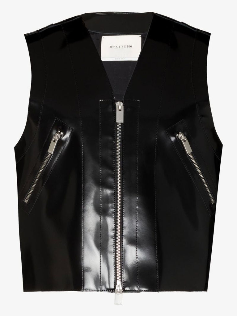 Shell Leather Vest