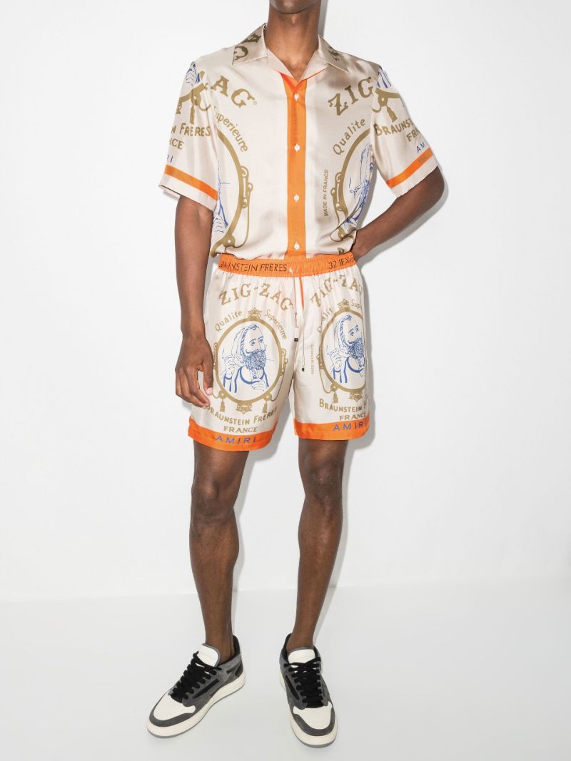 X Zig-zag Neutral Rolling Paper Shorts