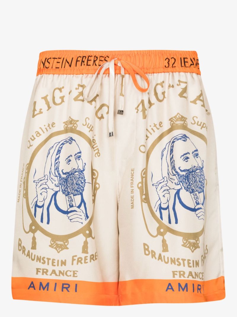 X Zig-zag Neutral Rolling Paper Shorts