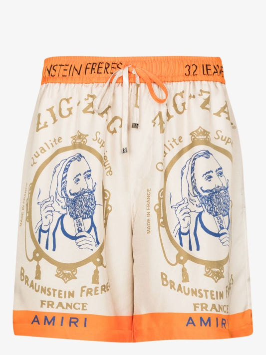 X Zig-zag Neutral Rolling Paper Shorts