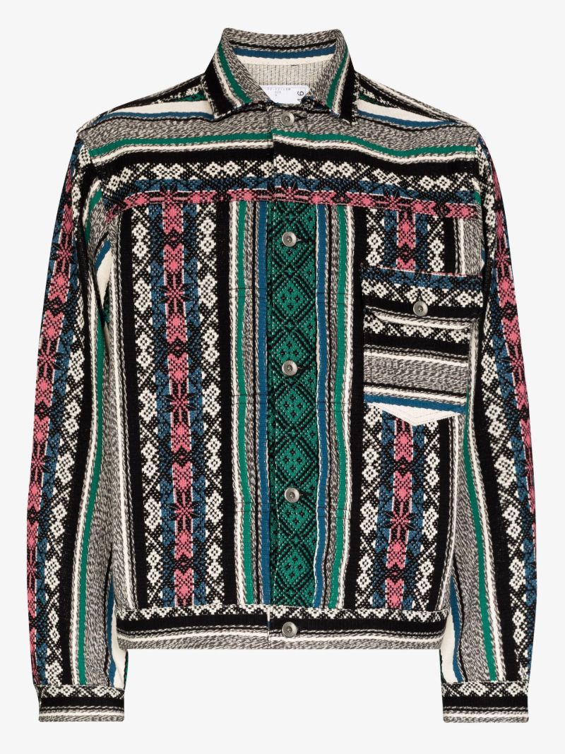 Rug Cotton Jacquard Jacket