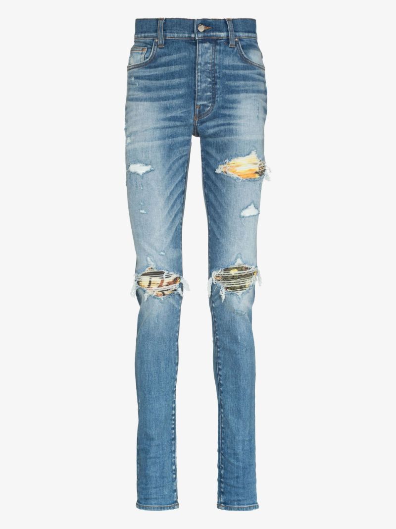Blue Mx1 Aloha Skinny Jeans