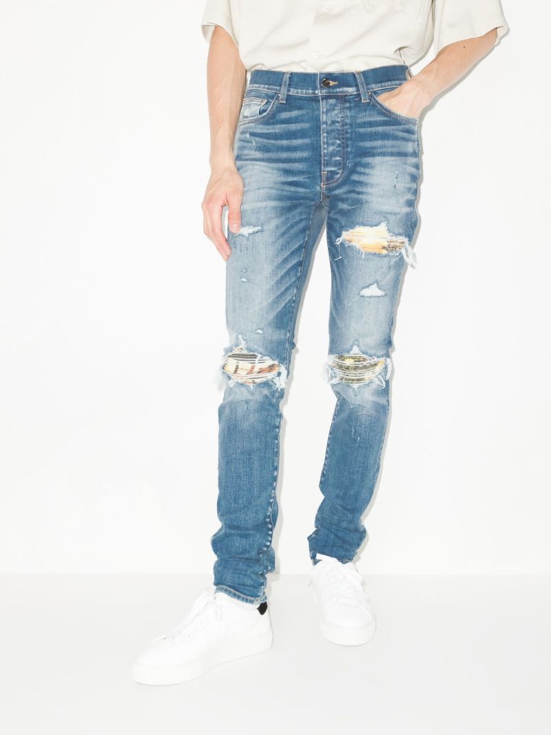 Blue Mx1 Aloha Skinny Jeans