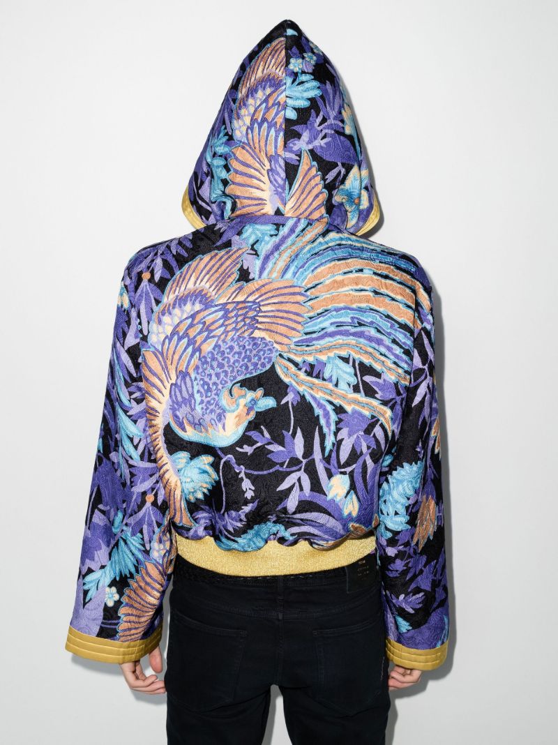 Black Teddy Phoenix Kimono Jacket