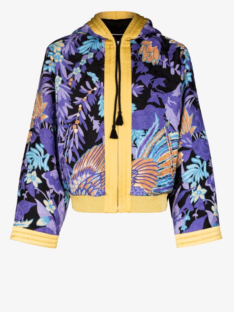 Black Teddy Phoenix Kimono Jacket