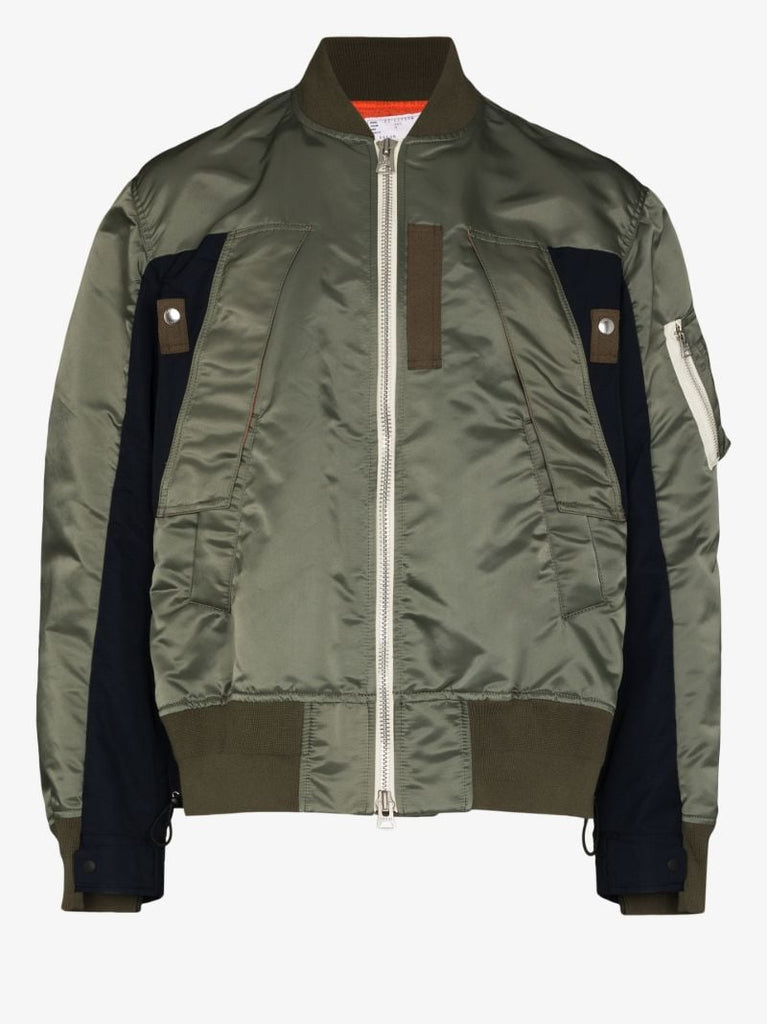 Panelled Bomber Jacket
