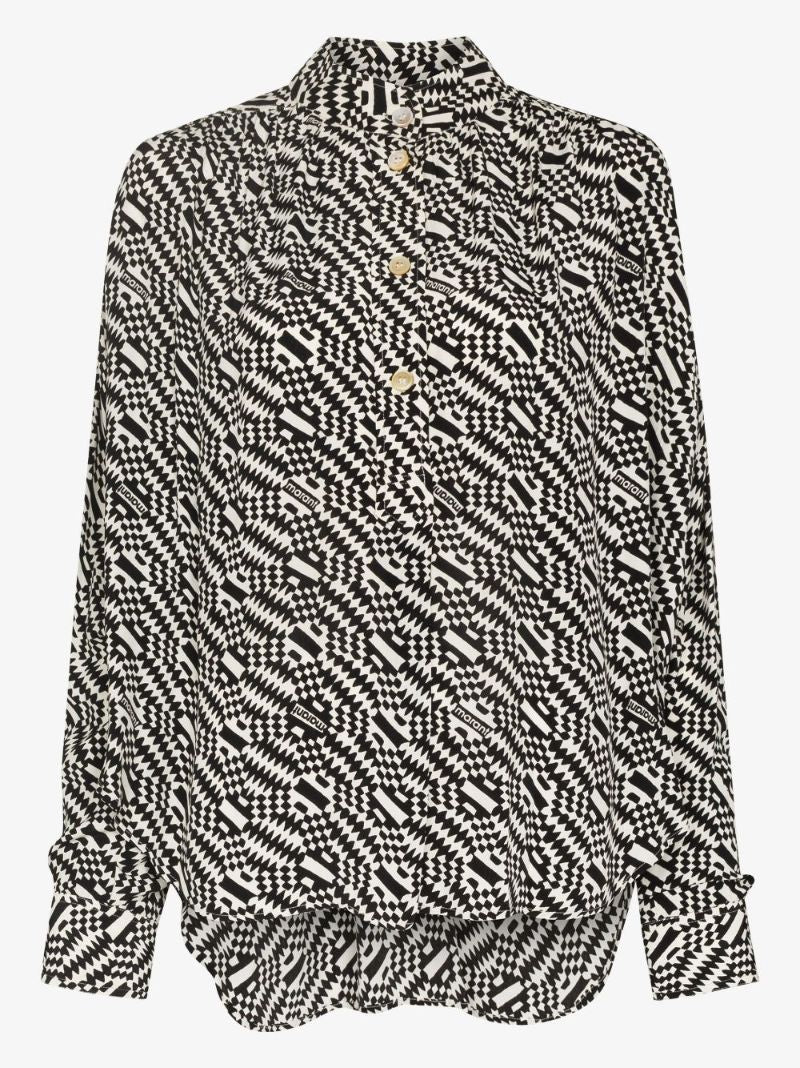Berangere Printed Blouse