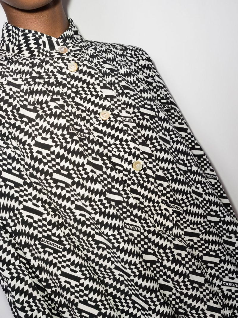 Berangere Printed Blouse
