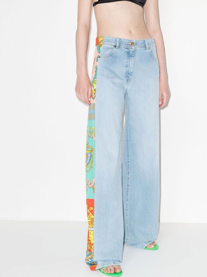 Royal Rebellion Wide Leg Jeans