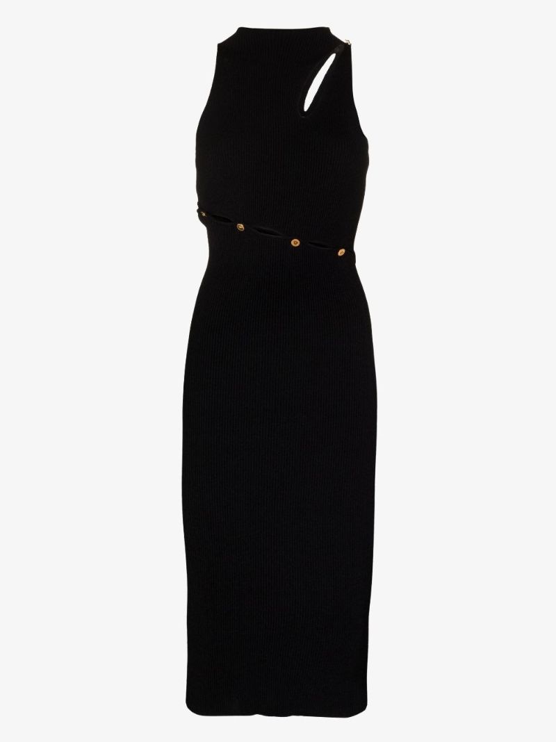 Medusa Ribbed Midi Dress