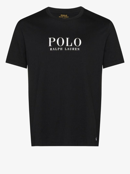 Black Logo Print T-shirt