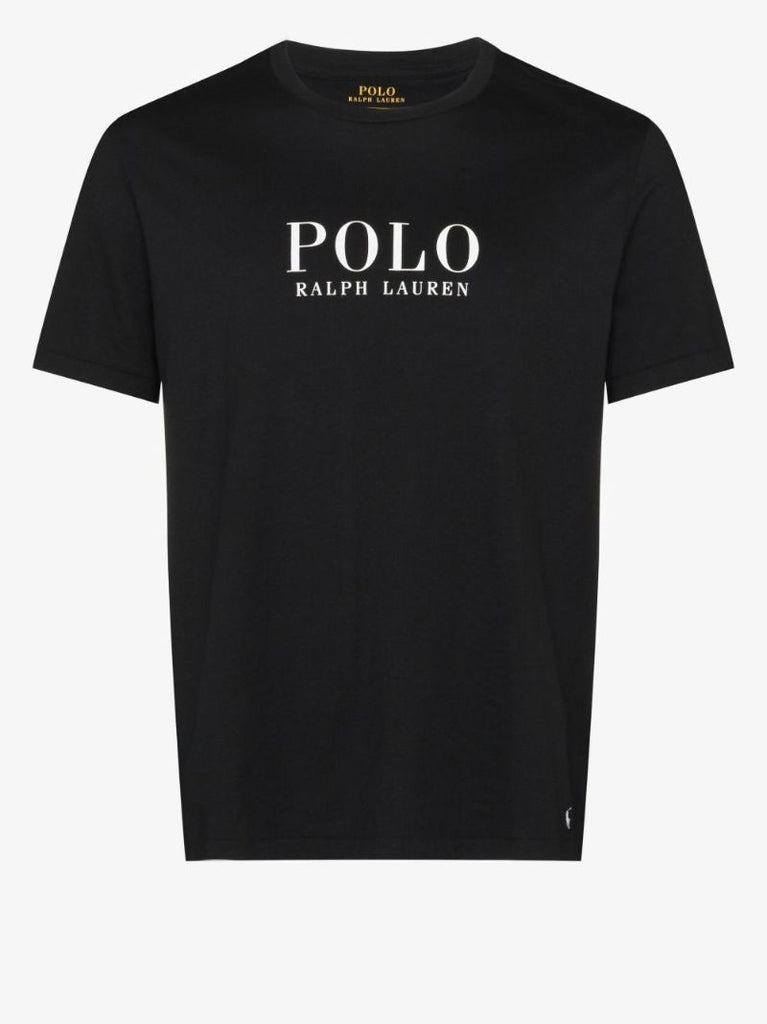Black Logo Print T-shirt