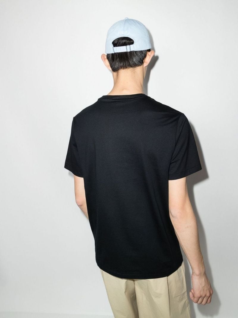 Black Logo Print T-shirt
