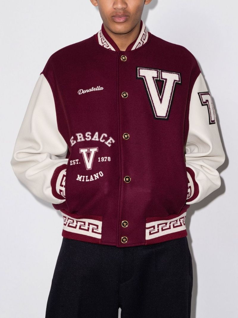 La Greca Trim Varsity Bomber Jacket
