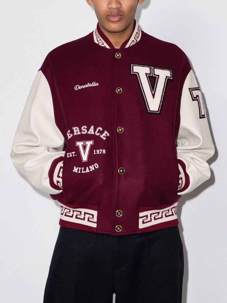 La Greca Trim Varsity Bomber Jacket